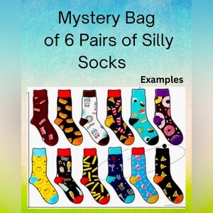 6 Pairs of Silly Socks